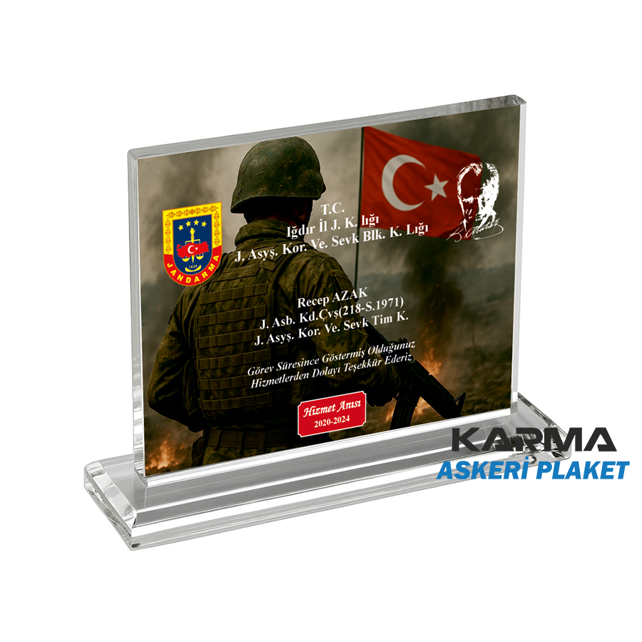 igdir-jandarma-hizmet-anisi-kristal-askeri-cam-plaket