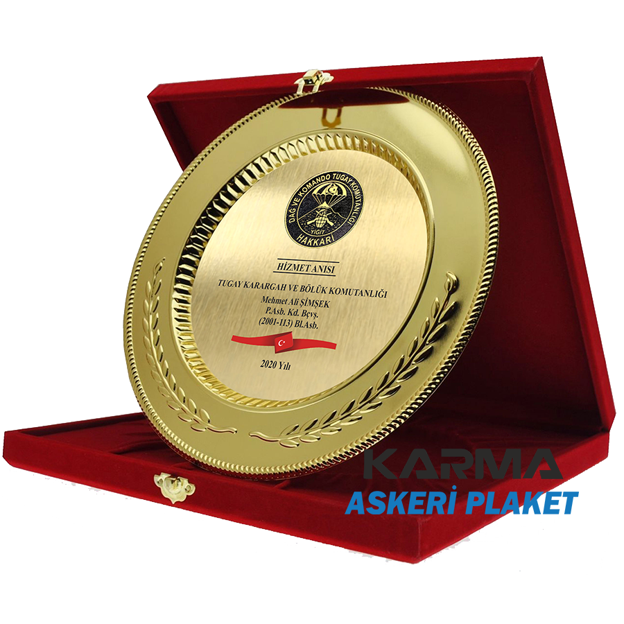kadife-kutulu-komando-askeri-hizmet-anisi-silt-plaket