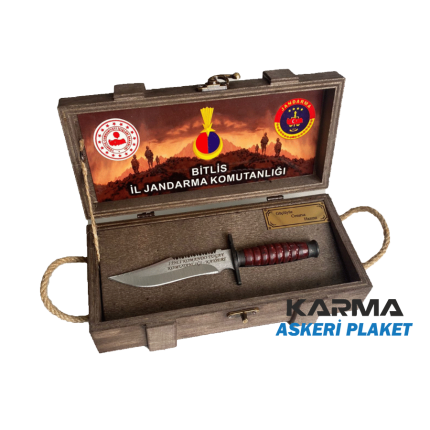 Mühimmat Sandıklı Bitlis Jandarma Hizmet Anısı Askeri Şilt Plaket